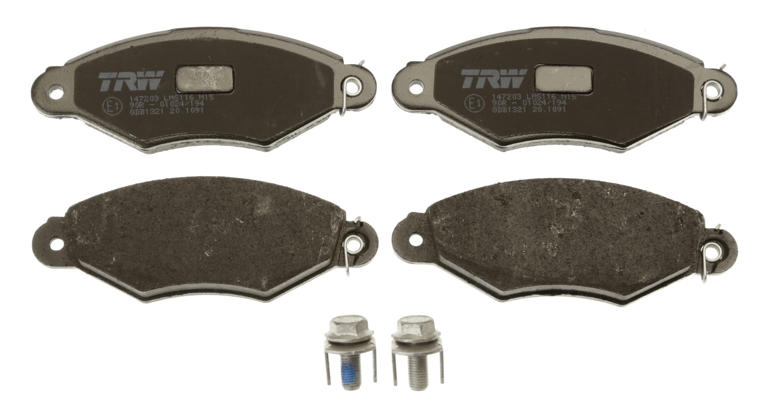 TRW Fren Balatası Ön Renault Kangoo 1.6 99-01, 1.6 16V 01, 1.5 DCI 01, 1.9 Dtı 00, Citroen Xsara 1.4 I 97-05, 1.4 Lpg 98-00, 1.5 D 97-00 GDB1321