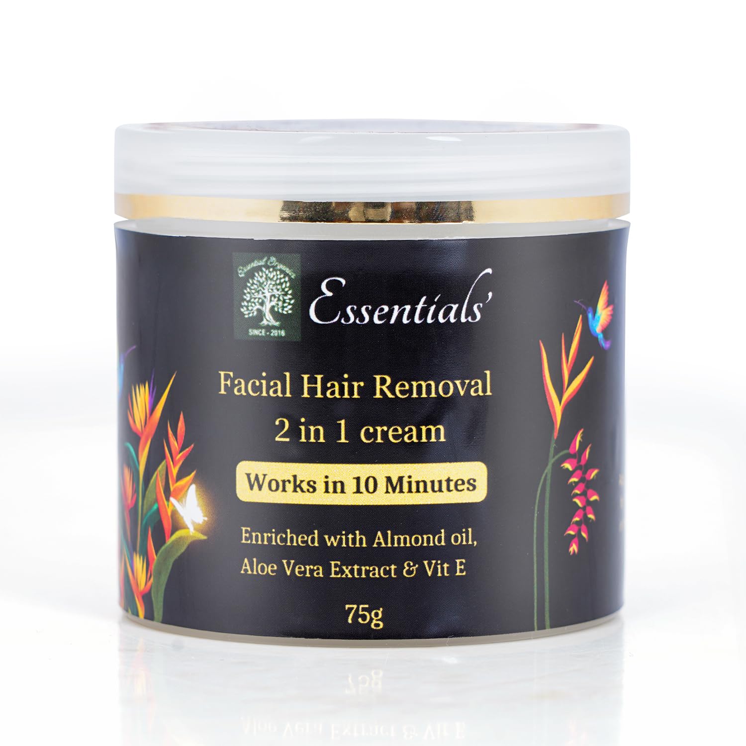 Essentials Hair Removal Cream for Face and Body, 2-in-1 Formula, Removes Facial and Body Hair - 75 grm (B0D3Z7MGQL) Amazon Price History, Amazon Price Tracker