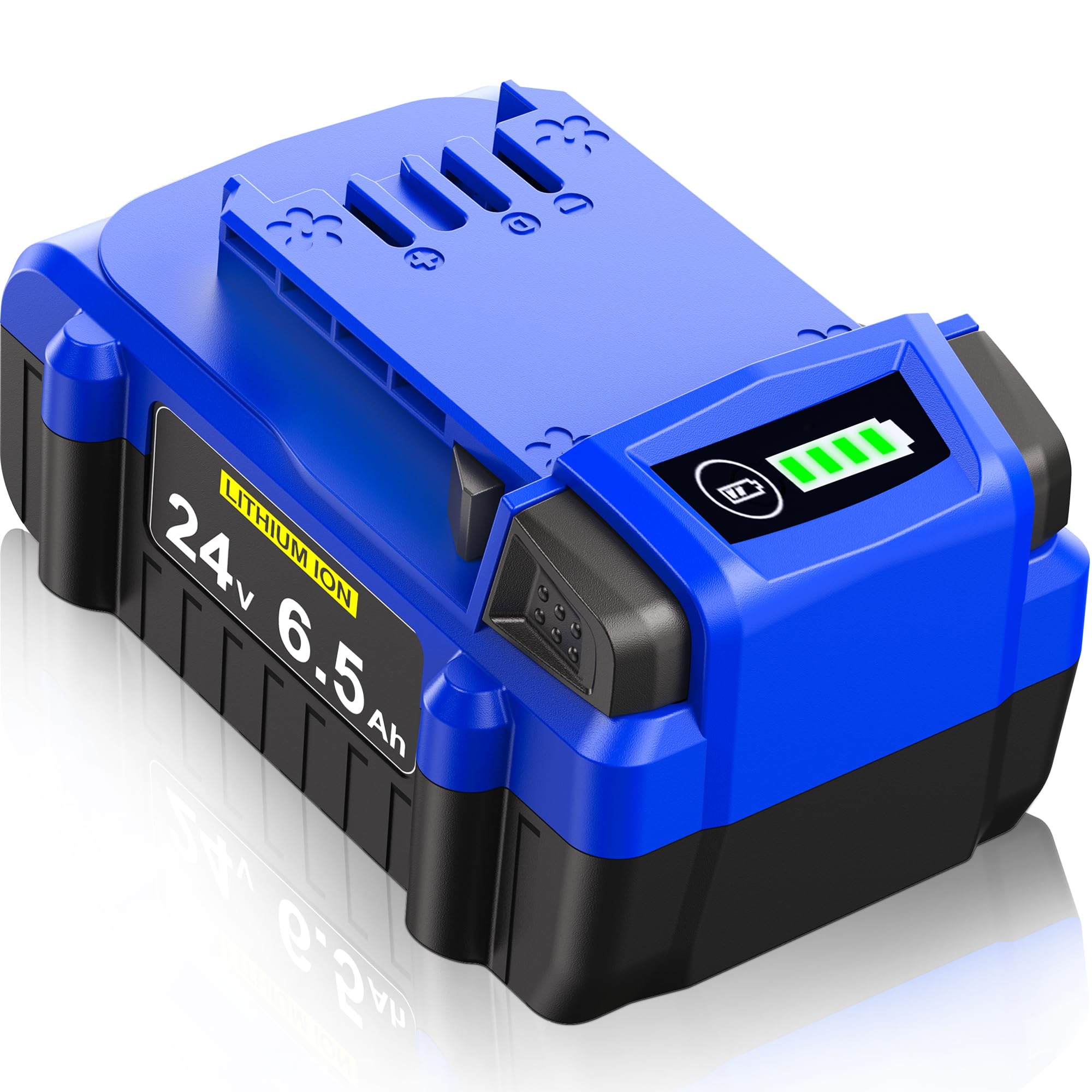 FSKE Upgraded 6500mAh Replacement for Kobalt 24V Battery KB624-03 KB524-03