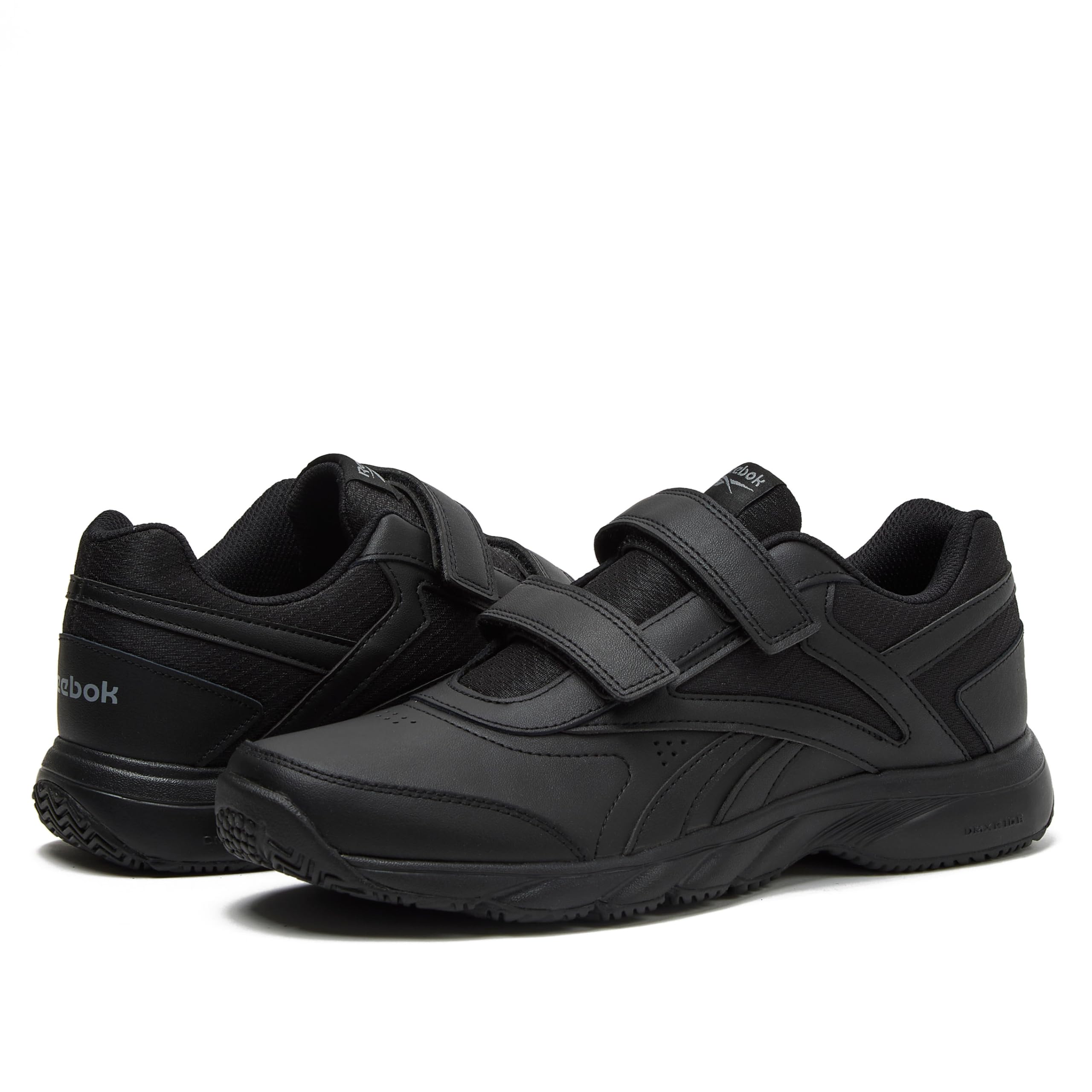Reebok Work N Cushion 4.0 KC - Zapatos de trabajo antideslizantes para hombre, con gancho y bucle, color negro