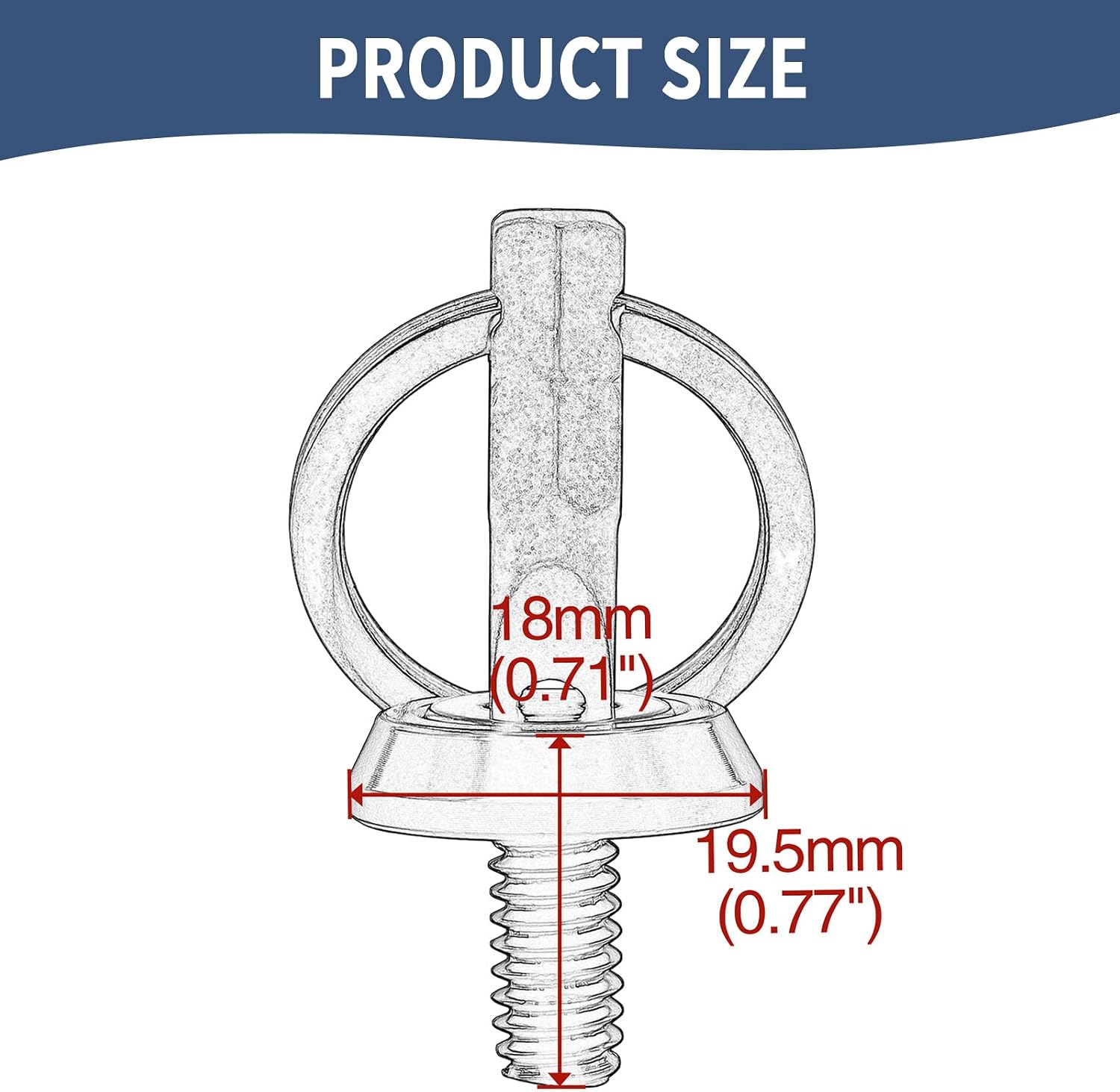 Anti Theft Seat Bolt Screw 1/4"-20 Thread Fit for 1996-2024 Touring Road King Street Glide Road Glide Ultra Glide Sportster Iron 883 Dyna Street Bob Fat Bob Softail Fat Boy (Black)