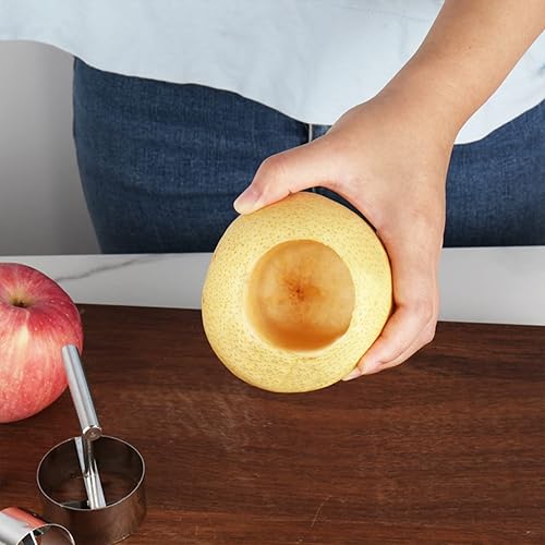 Miniatura 5 de Herramienta de cocina multifunción de acero inoxidable para separar núcleos de manzana separador de núcleo de manzana fácil de usar herramienta de