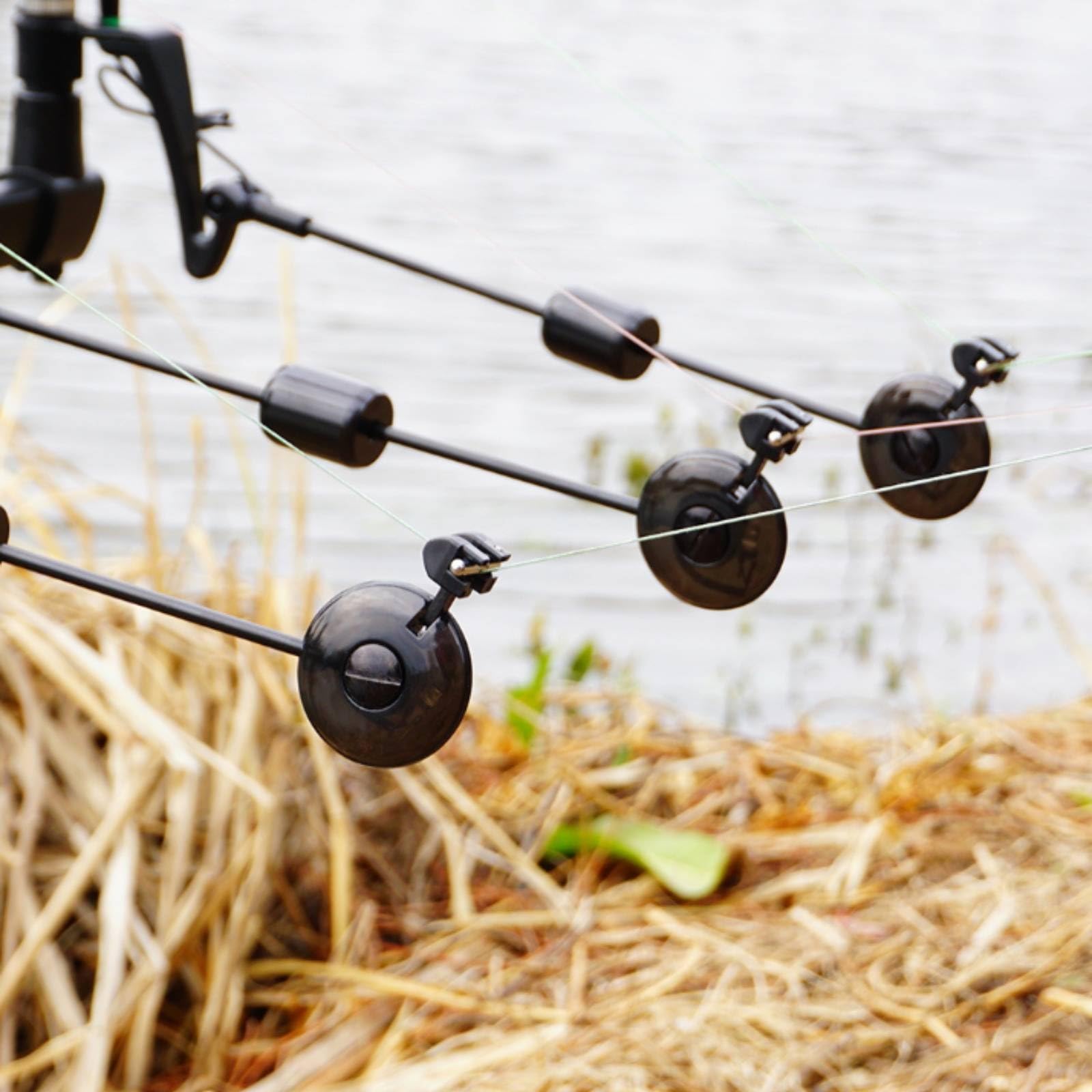 Accesorio Sacudidor para Caña con Indicador y Alarma Electrónica con Cuerpo y Peso Corredizo para Sensibilidad Ajustable Acuado para Pesca en Aguas