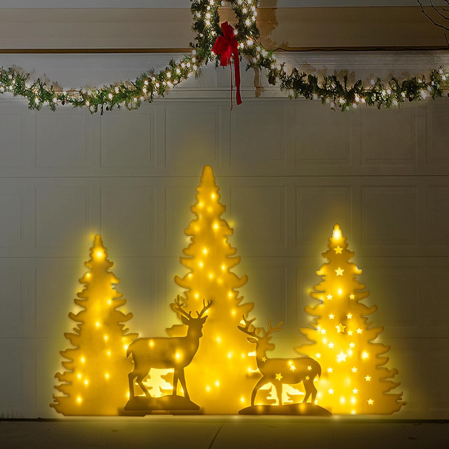 Garage Door Christmas Decorations Outdoor Christmas