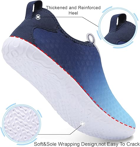 Vista 2 de Zapatos de agua Spesoul para mujer y hombre, transpirables, de secado rápido, suaves, estilo pies descalzos, para senderismo, natación, playa, surf