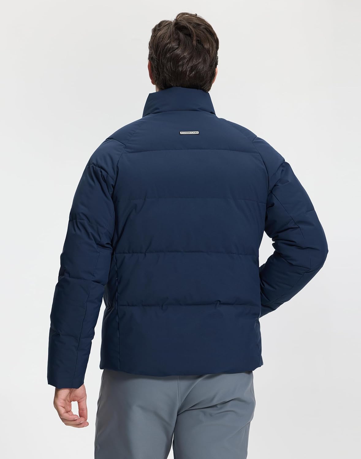 Pioneer Camp Men’s Winter Coats Down Puffer Jacket Men Waterproof Lightweight Windproof Puffy Quilted Bubble Coat Casual - Image 7