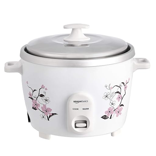 MockWares Basics Electric Rice Cooker, Multicolor