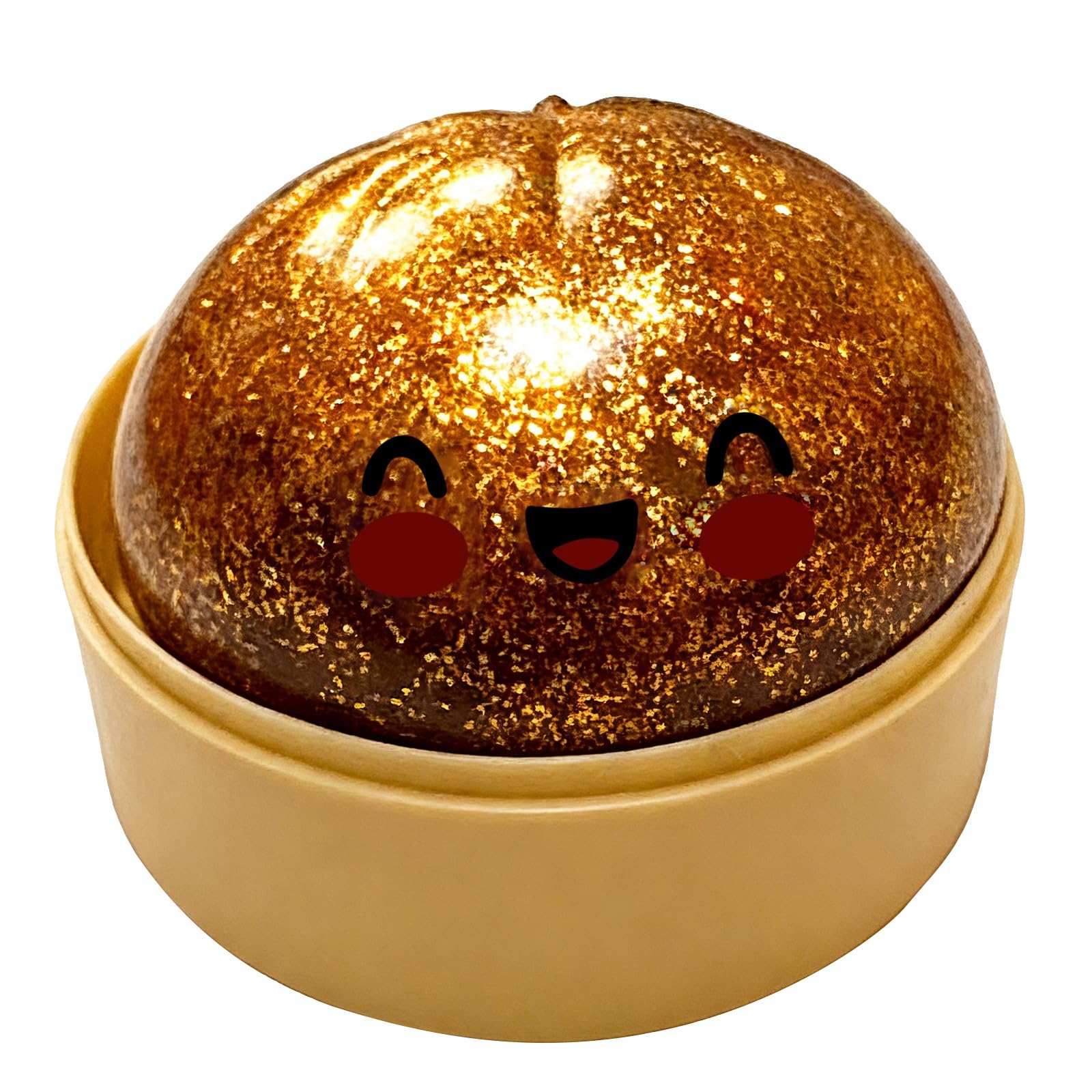 Dumpling Squishies, Mystery Glitter Dumpling Squishies Box, Colorful Dumplings Stress Balls Fidget Sensory Toy - Image 2