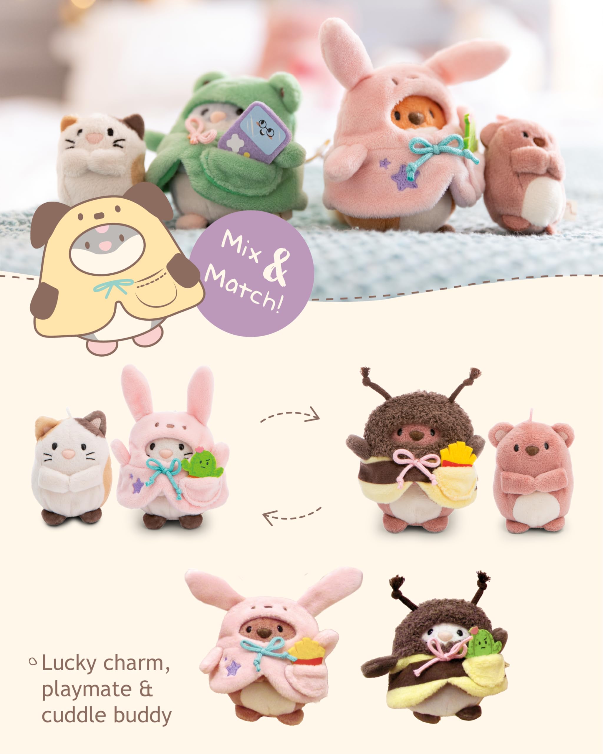 62906 Knuffeldierenset Otter Jiro, 8 Cm, Met Sushi En Kookkostuum In Geschenkdoos 8 5 X 6 5 10 Bruin Mymochi Knuffeldier Kawaii Design Zacht Behaaglijk Voor Kinderen Volwassenen 3201326989