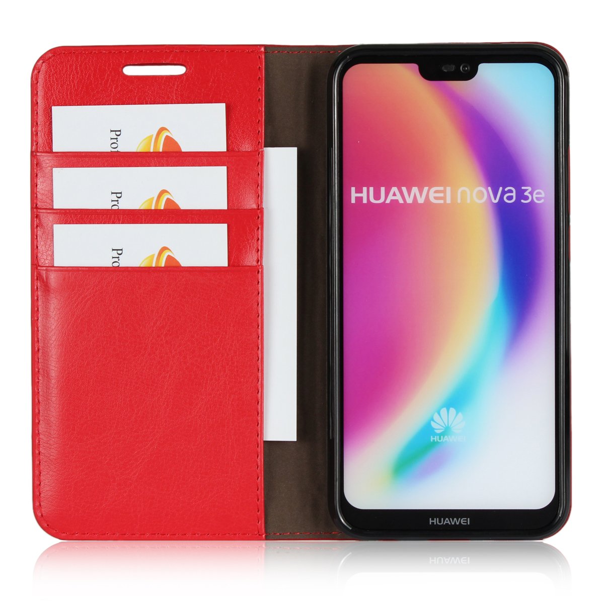 Amazon.co.jp: DeftD Huawei P20 Lite 用 ケース 本革 レザー 手帳型