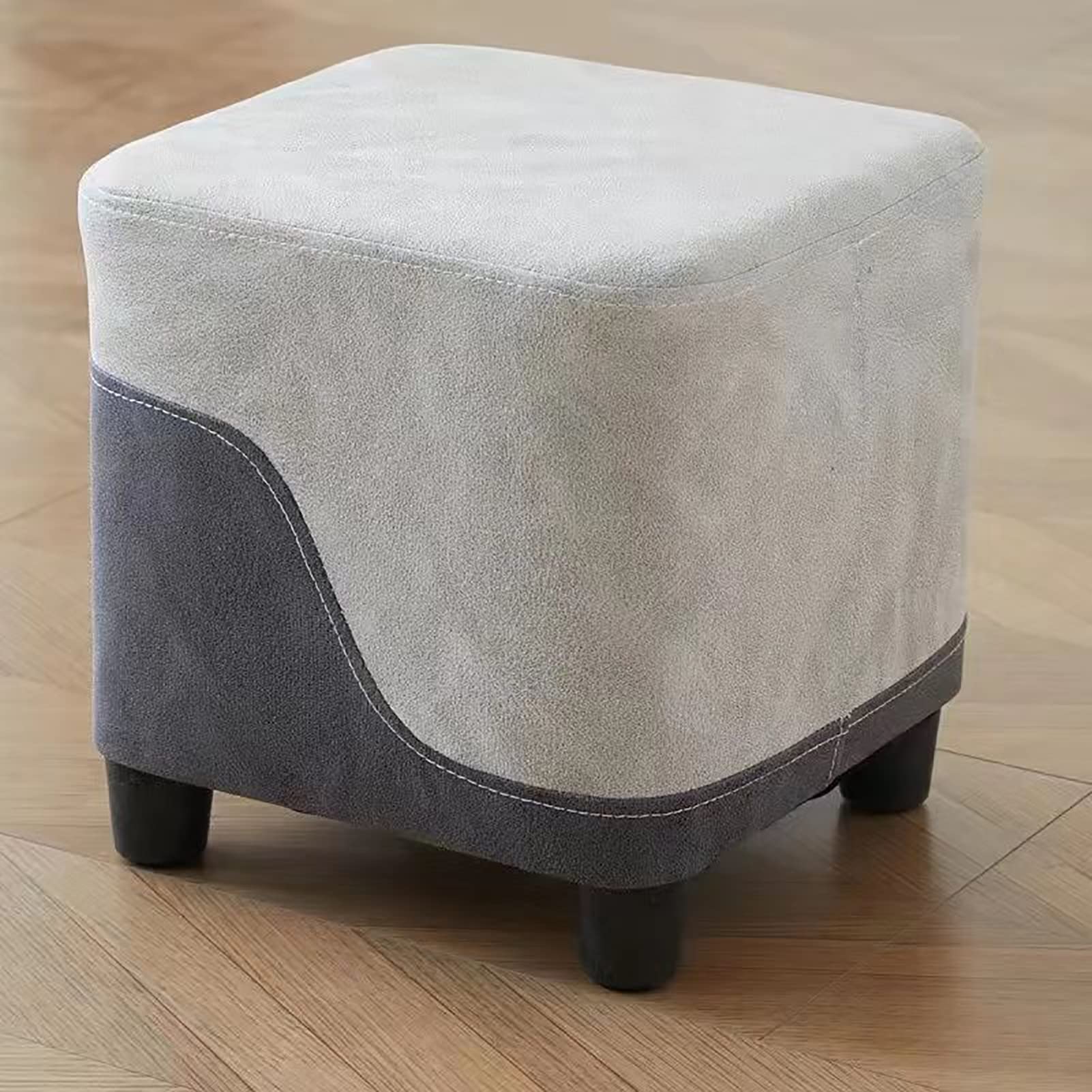Repose-Pieds Ottoman Salon Meuble Rembourré Simili Cuir