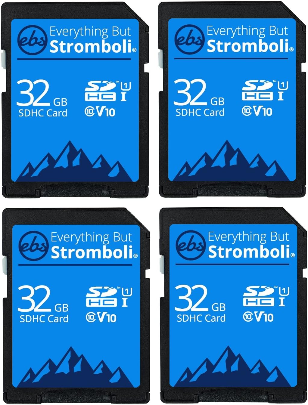 Everything But Stromboli 4 Pack 16GB SD Card for Browning Trail Camera Dark Ops, Recon Force, Defender, Spec Ops, Patriot, Strike Force Game Cam Memory Cards