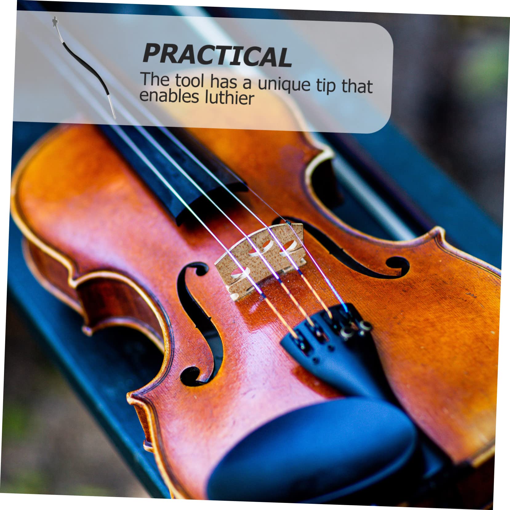 ibasenice 5pièces Outil Pour Violon Accessoire De Luthier Métal Pour Installation De Colonne Sonore Outil De Réparation De Violon Et Alto Et Précis
