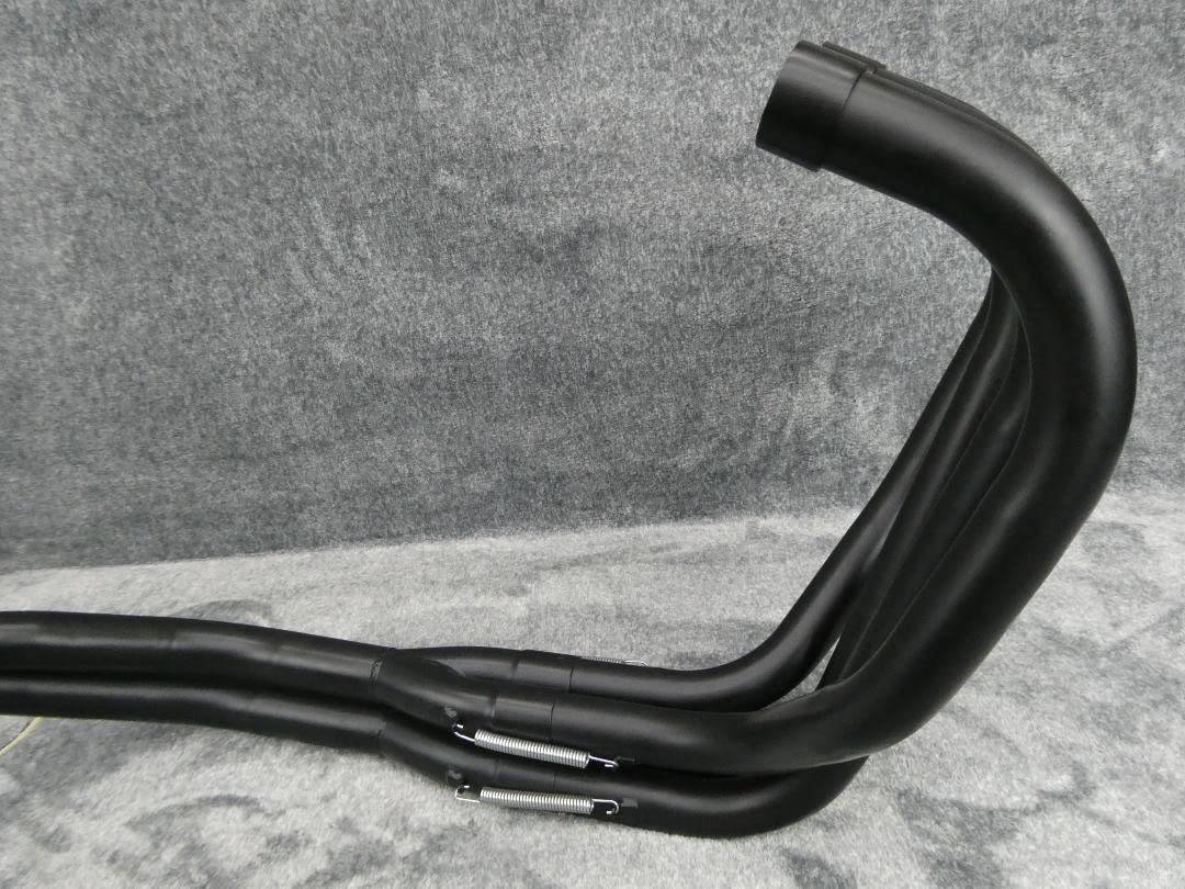 シンプルでおしゃれ ＺＲＸ４００ 【豪】ガニマタ マフラー メッキ