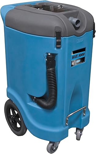 Dri-Eaz HVE 3000 Bomba de inundación portátil con bombeo automático y tanque de 12 galones, extractor de agua (F479), aspiradora de agua para
