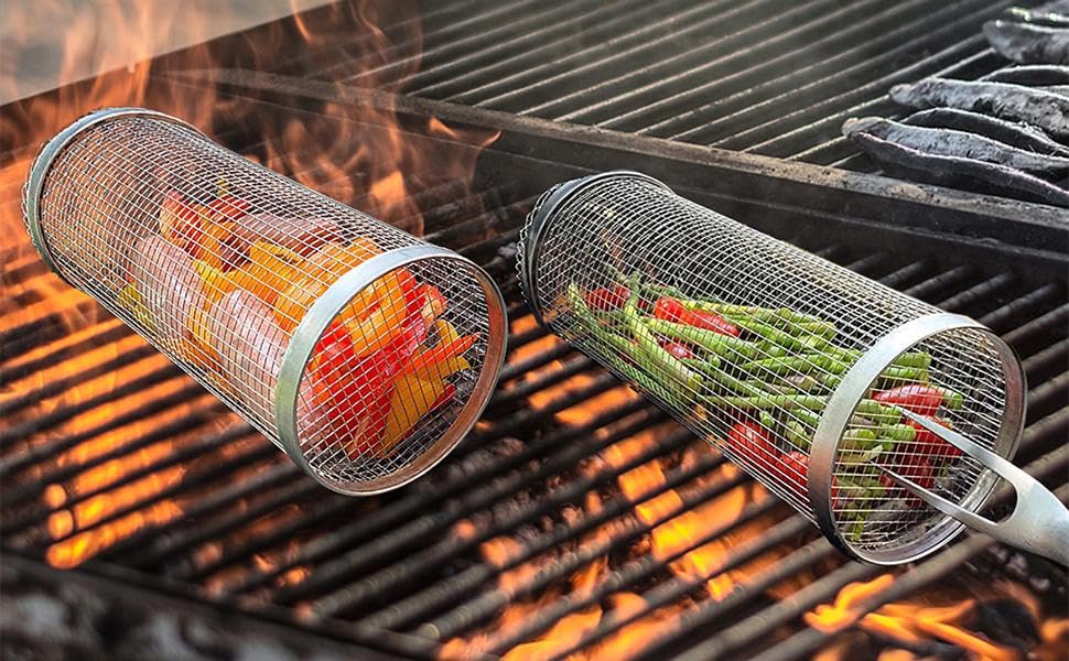 Panier De Barbecue En Acier Inoxydable Pour Barbecue - Anti-adhésif