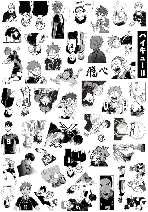 Amazon ハイキュー ステッカー スーツケース 手帳用シール 白黒漫画 日向翔陽 影山飛雄 青葉城西 及川 岩泉 木兎光太郎 ステッカーセット グラフィティスーツケースシール ペーパードール Diy 漫画 かわいい 萌えグッズ 誕生日プレゼント ハイキュー グッズ A Amazon ハイキュー ステッカー スーツケース 手帳用シール 白黒漫画 日向翔陽 影山飛雄 青葉城西 及川 岩泉 木兎光太郎 ステッカーセット グラフィティスーツケースシール ペーパードール Diy 漫画 かわいい 萌えグッズ 誕生日プレゼント ハイキュー グッズ A