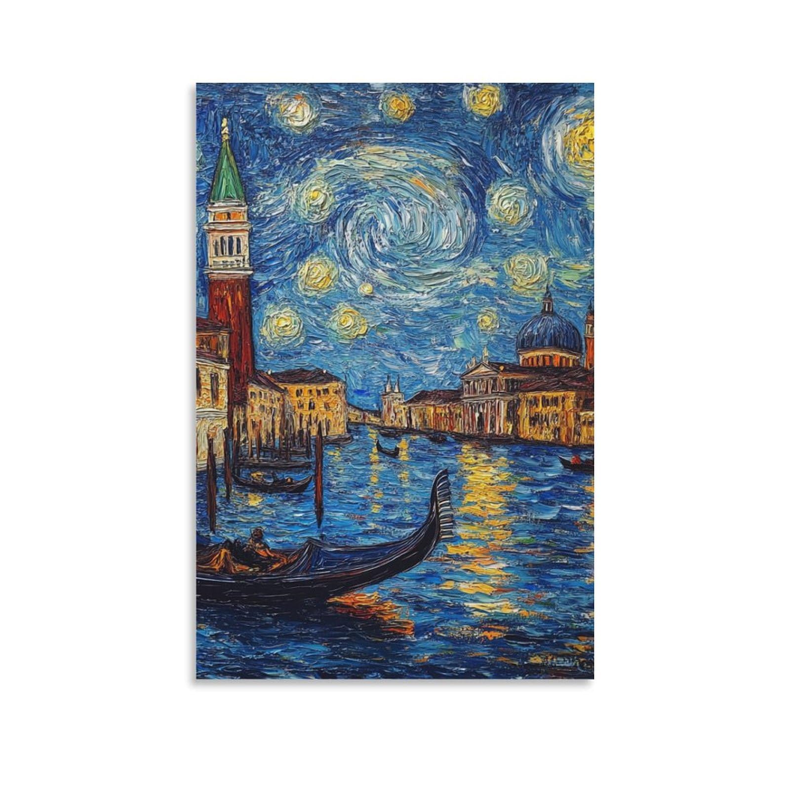 Affiche Venise tableau impression sur toile grand format pour déco salon