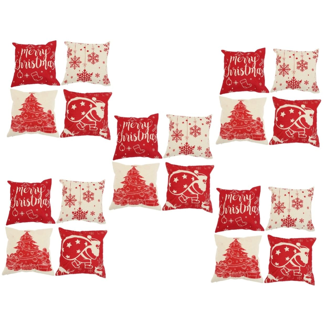 Housses de coussin rectangulaires lavables pour canapé et extérieur