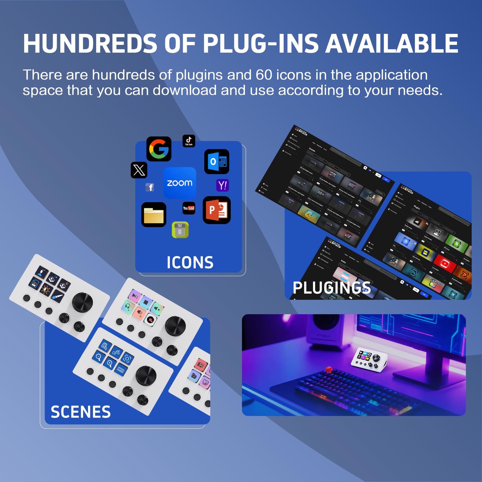 Basicolor Streaming-Makro-Tastatur, Stream-Controller-Deck-Gaming-Tastatur, mit anpassbaren 6 LCD-Tastenkombinationen, 3 Tasten und 3 Knöpfen, Trigger-Aktionen in OBS/Twitch/YouTube, Mac und PC (weiß)