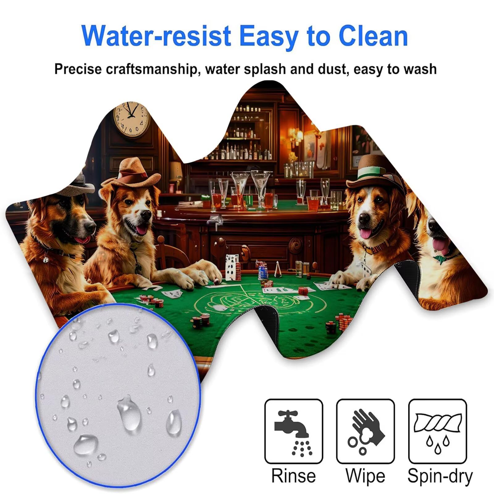 Cane Tappetino Mouse XXL Gaming 1000x500 mm 2025 Nuovo Festa Tappetino Scrivania Impermeabile,Mousepad con Base in Gomma Antiscivolo,Migliora Precisione e Velocità per Gaming, Ufficio e PC,-dd1460