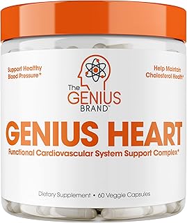 Sponsored Ad - Genius Heart & Cardiovascular Health Supplement – Cholesterol Lowering Vein & Blood Pressure Support w/ Gra...