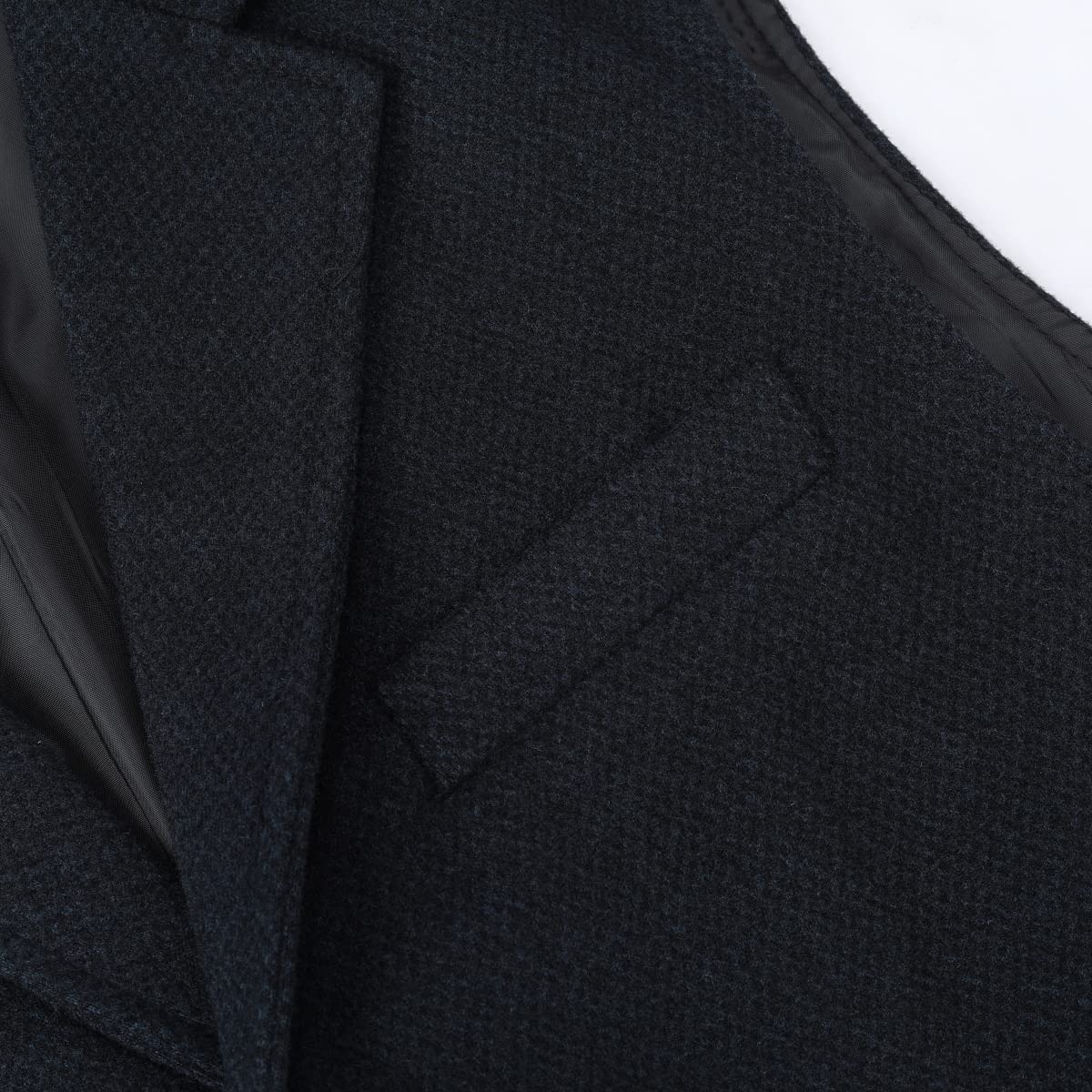 Allthemen Gilet da Uomo in Tweed di Lana Gilet Formale da Uomo Gilet da Uomo Retrò da Matrimonio d'Affari