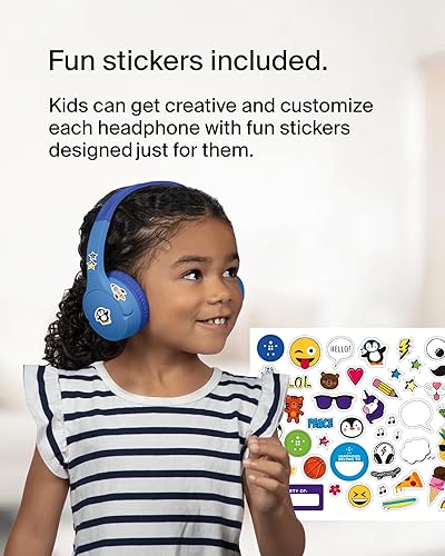 Miniatura 4 de Belkin - Auriculares inalámbricos SoundForm Mini con Bluetooth para niños, batería de 30 horas, límite de 85 dB, micrófono integrado, supraaurales,