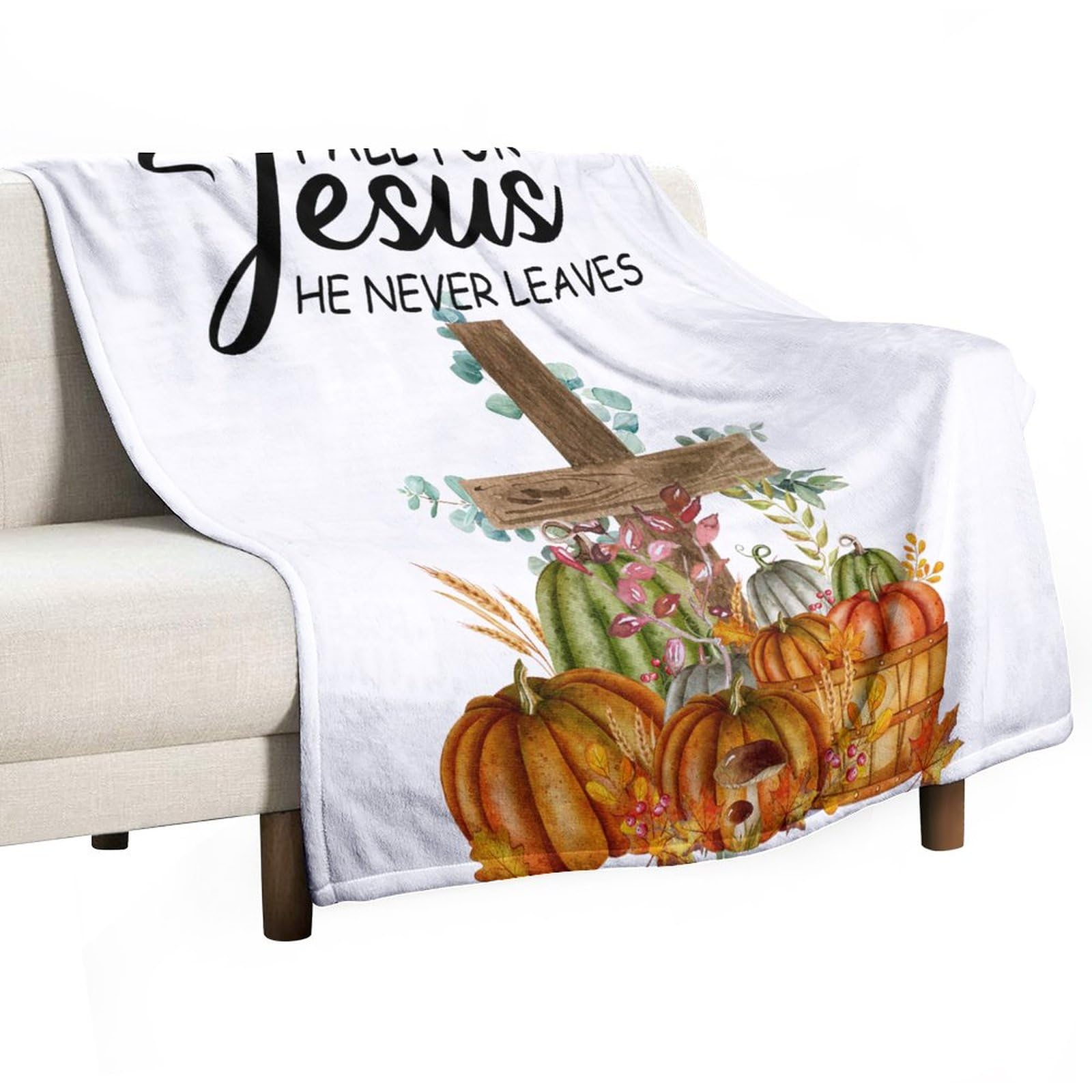 Couverture polaire Fall for Jesus de dimensions 127 x 152,4 cm pour enfant