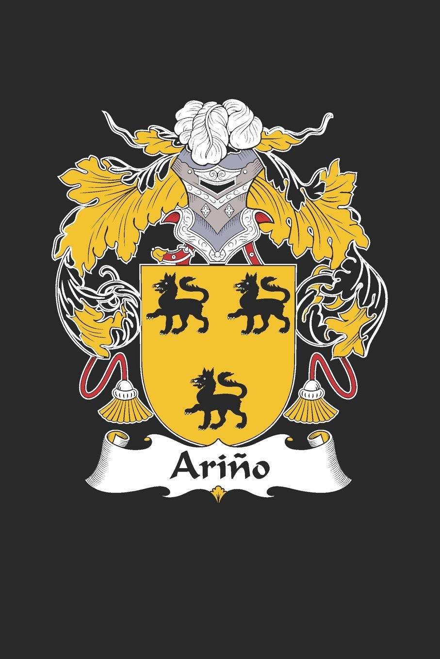 Arino: Arino Coat of Arms and Family Crest Notebook Journal (6 x 9 - 100 pages)