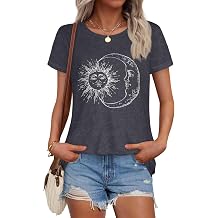 T Shirts for Women Summer Short Sleeve Crewneck Casual Cute Graphic Basic Tees Tops 2026