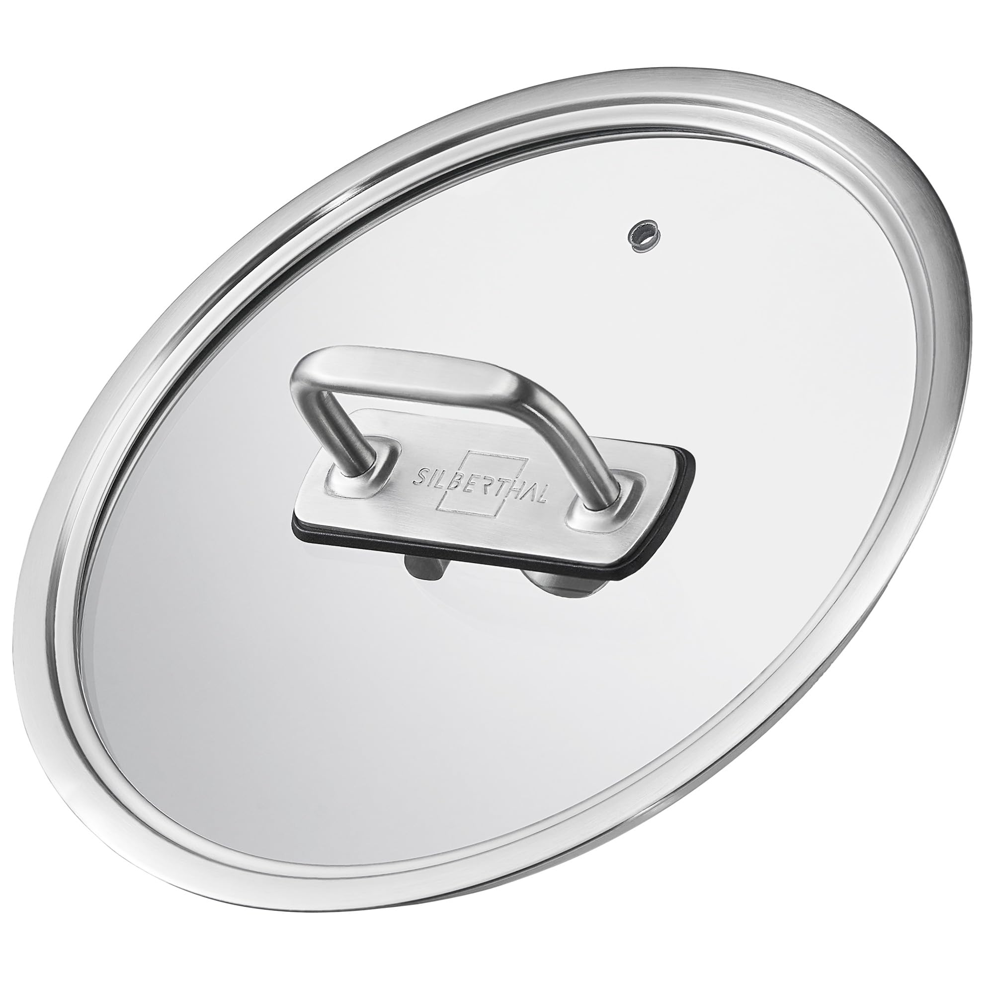 SILBERTHAL Coperchio pentola 24 cm - Vetro e acciaio inox - Coperchio padella e casseruola