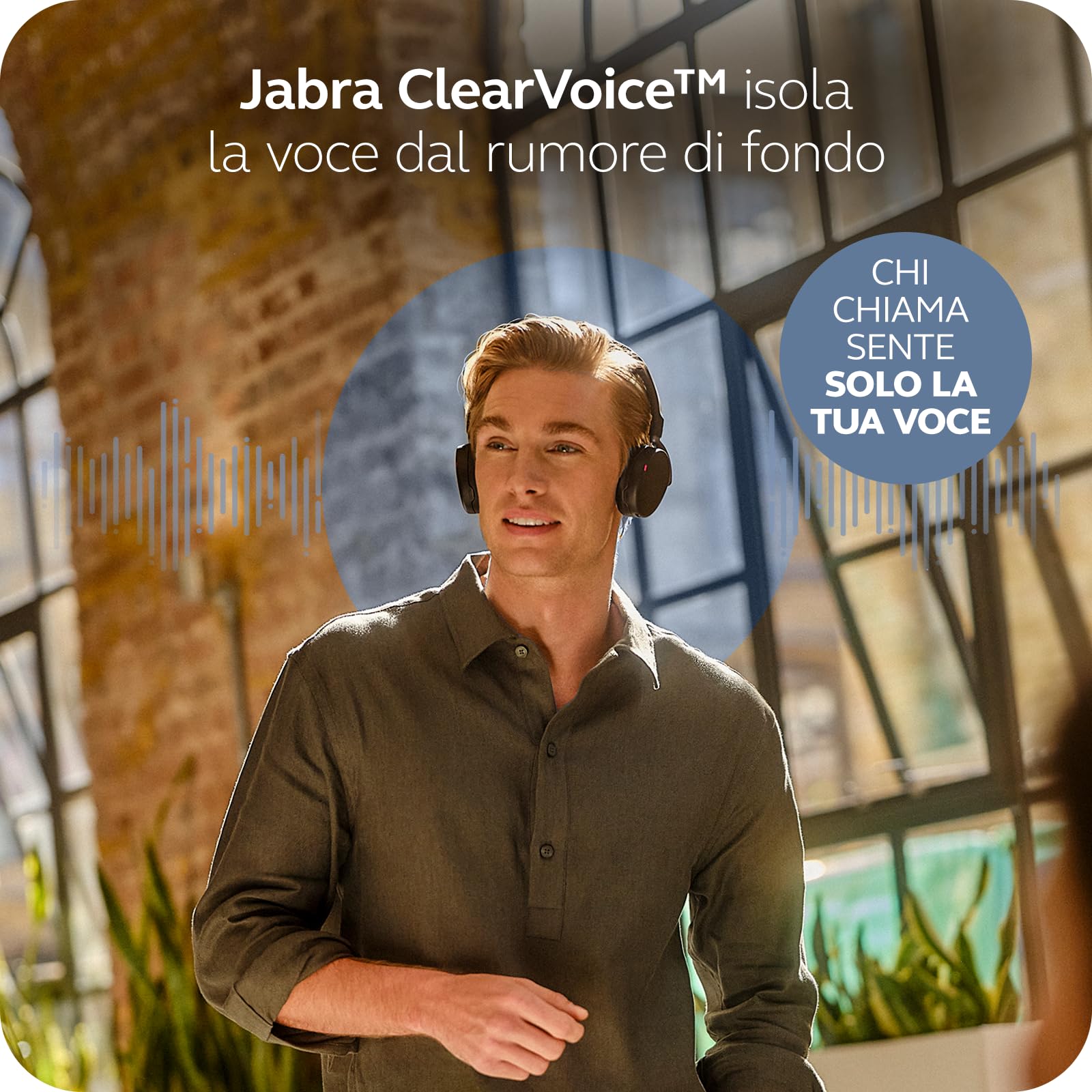 Jabra Evolve3 65 Flex cuffie con microfono wireless Bluetooth, USB-A, MS Teams