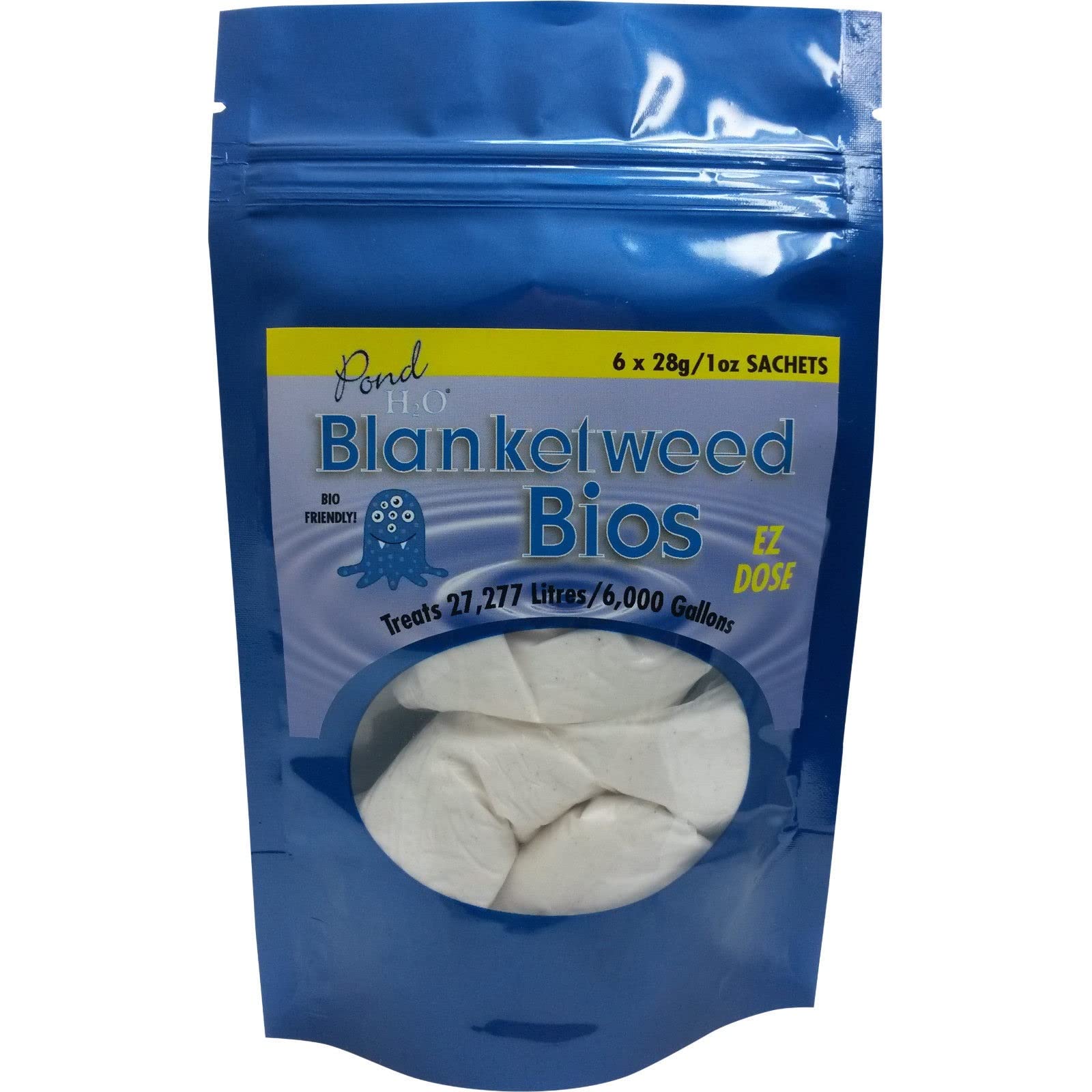 PondH2o Blanketweed Bio's 27,240 Liters (6000 Gallons), Natural Treatment for Water Garden Koi Fish Ponds Will Not Harm Aquatic Life