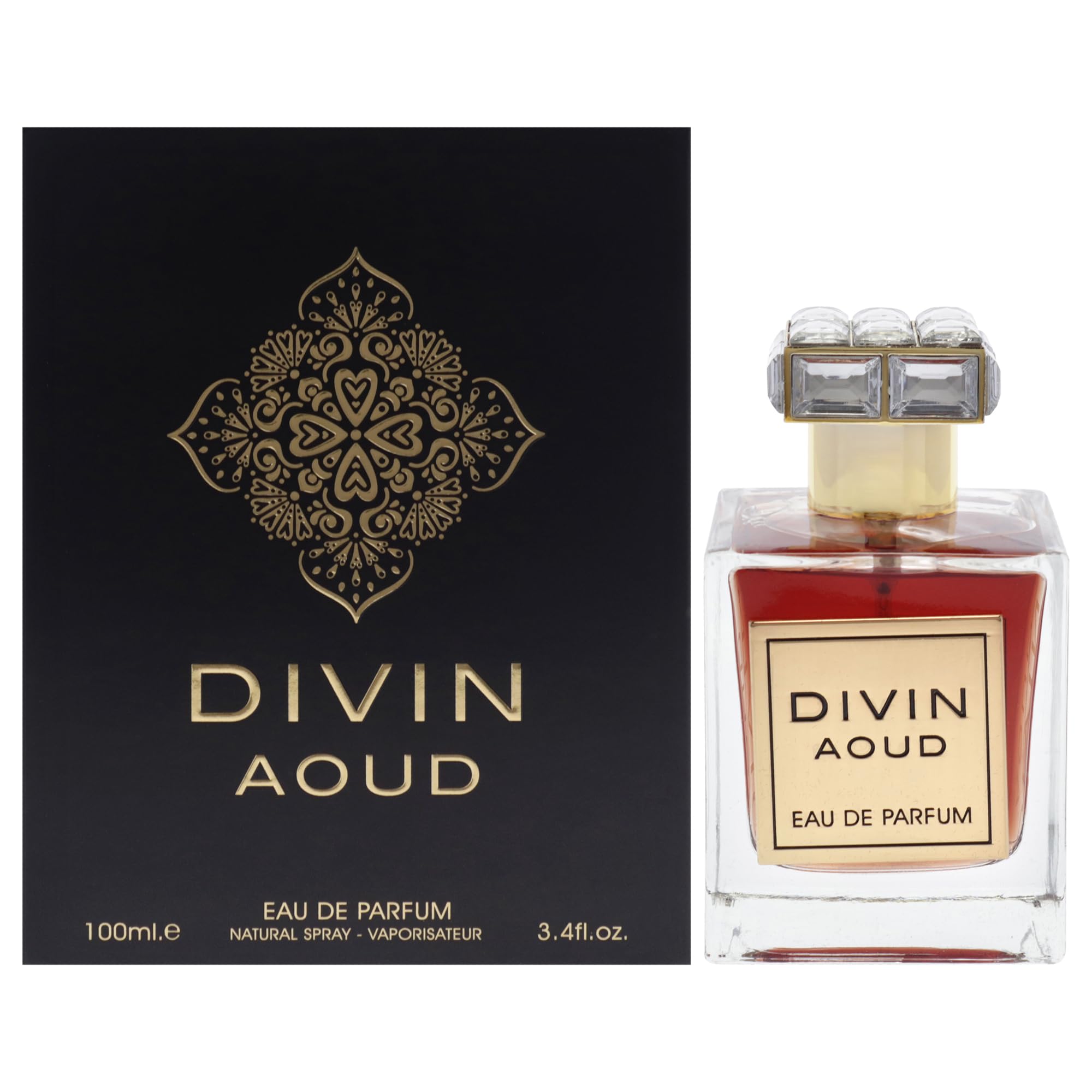 Amazon.com : Fragrance World Divin Aoud for Unisex - 3.4 oz EDP 