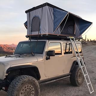 Dachzelt Mit Sonnenschutz, Dachzelt Aus Oxford-Gewebe, Geräumiger Innenraum, Ideal Für Wochenendausflüge Und Outdoor-Abenteuer
