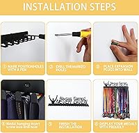 Vista 5 de Goutoports Exhibidor Colgador de Medallas - She Believed She Could She Did - Colgador de Pared Personalizado para Medallas de Corredor de Carreras