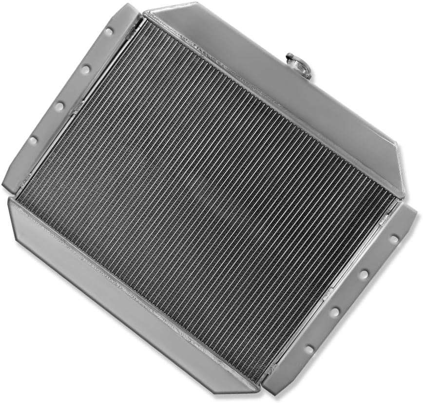 Full Aluminum 3 Rows Radiator with 12" Fan & Relay For Ford F-Series F100 F150 F250 F350 Bronco Truck 1966-1979 AT MT