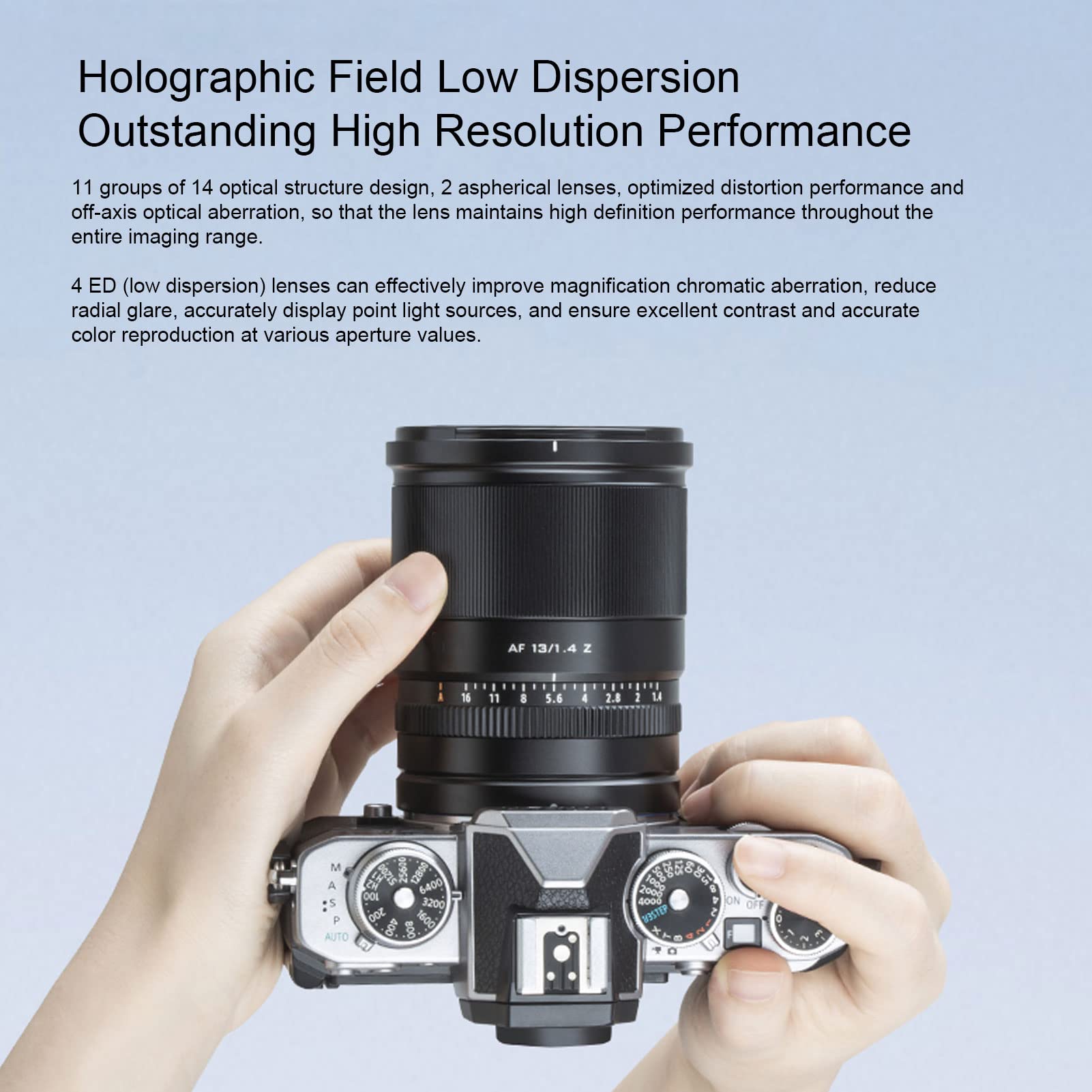 VBESTLIFE Obiettivo a Focale Fissa Ultra Grandangolare da 13 Mm F1.4 per