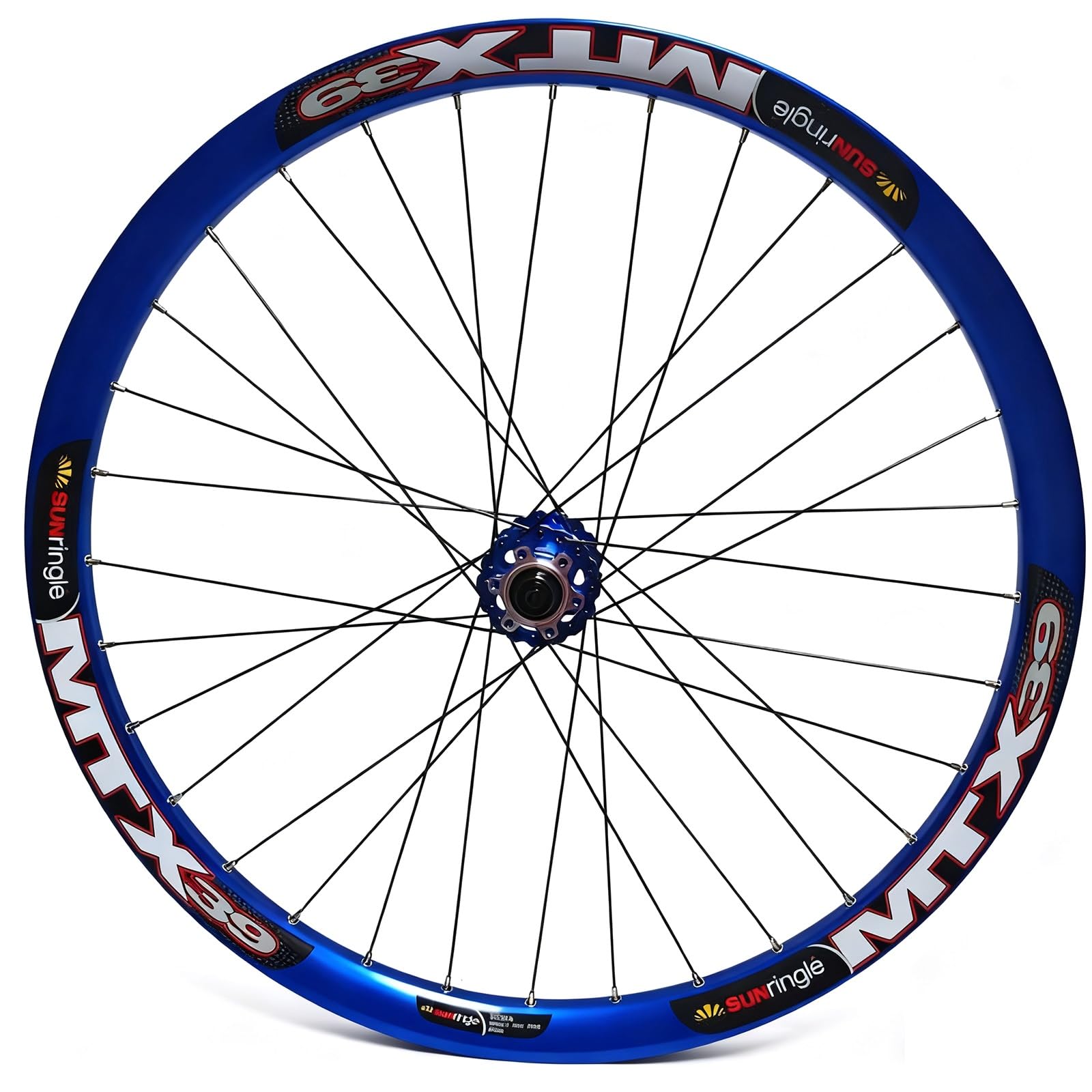 Roues avant arrière VTT freins à disque 26 et 27.5 pouces aluminium - 5