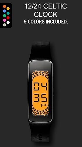 24/12 Celtic Gear Fit Clock #TOP1
