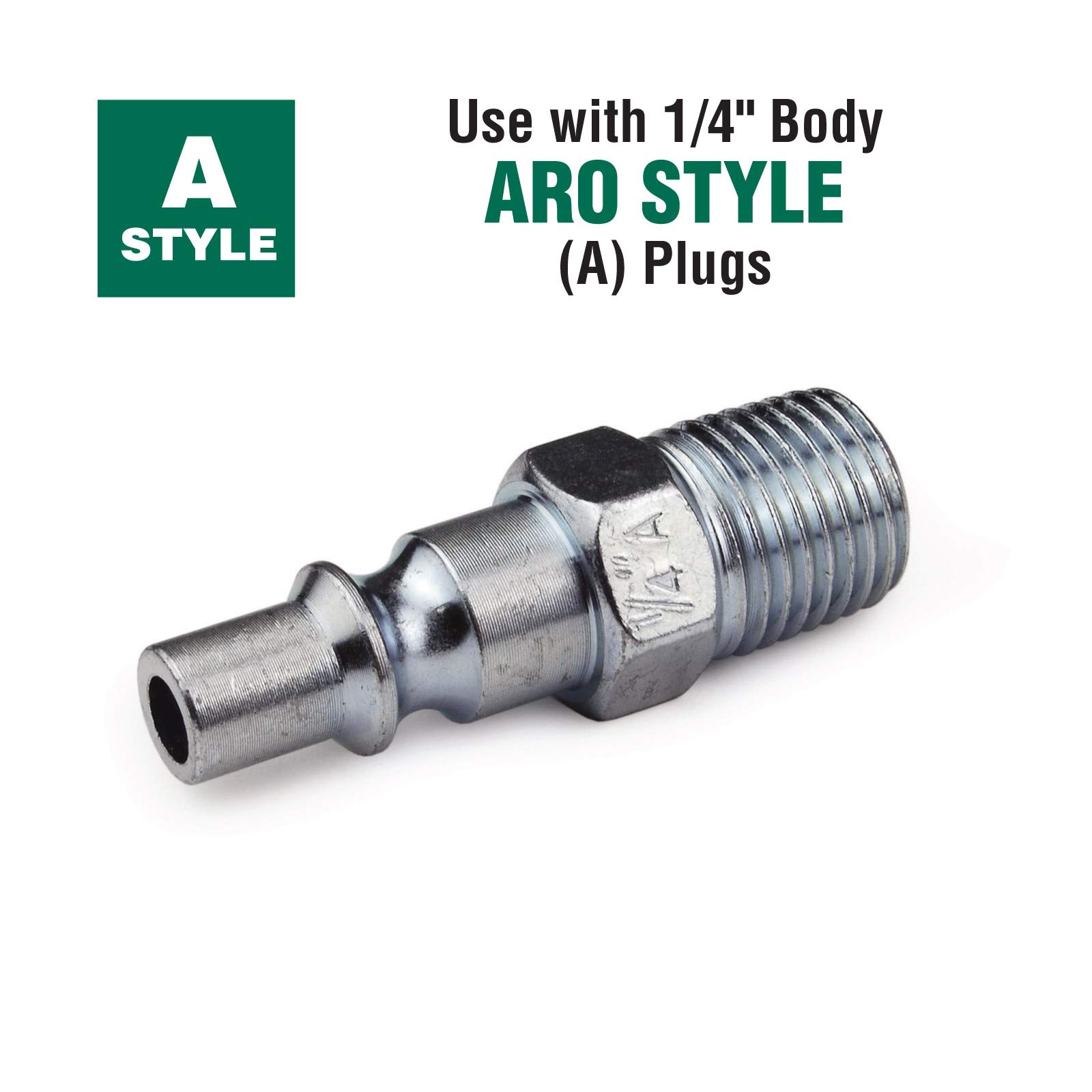 primefit ak1001–2 1/4-Zoll ARO Stahl Koppler Set mit Stecker, 2-teilig