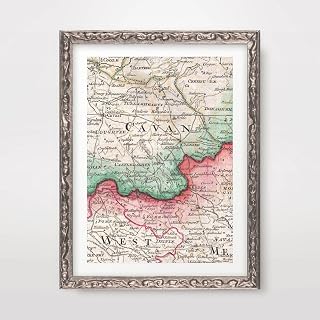 CAVAN COUNTY IRELAND IRISH MAP VINTAGE ANTIQUE HISTORICAL ART PRINT POSTER Home Decor Wall Picture A4 A3 A2 (10 Sizes)