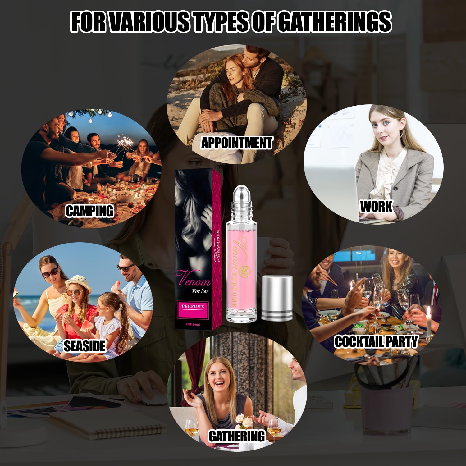 Feromone Parfum Woman, perfumy damskie, feromony, perfumy kulkowe, perfumy dla kobiet, zapachy damskie (1 sztuka)