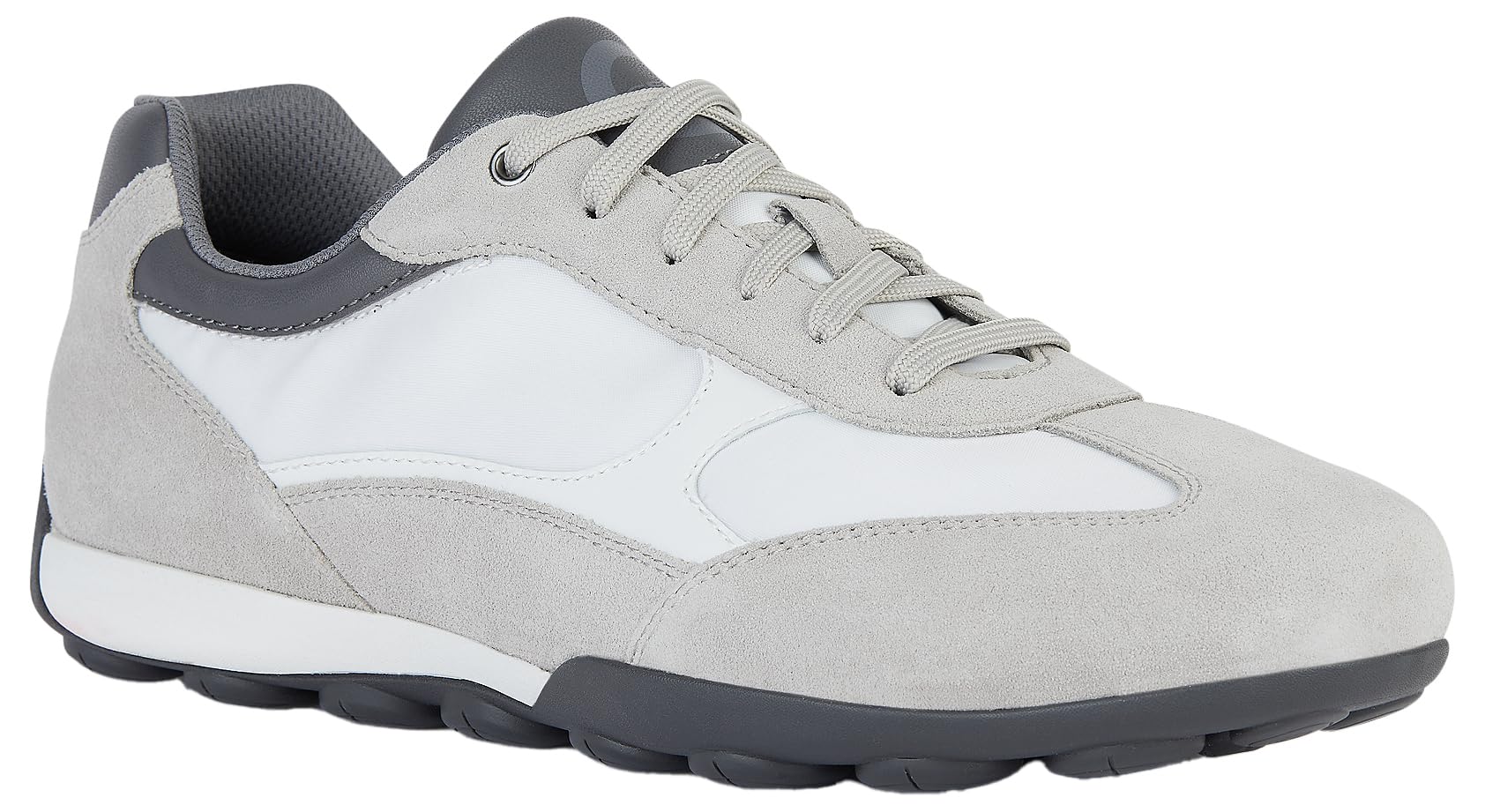 Geox Men's U Snake 2.0 C Trainers, LT Grey/White, 39 EU, Lt Grey White, 6 UK