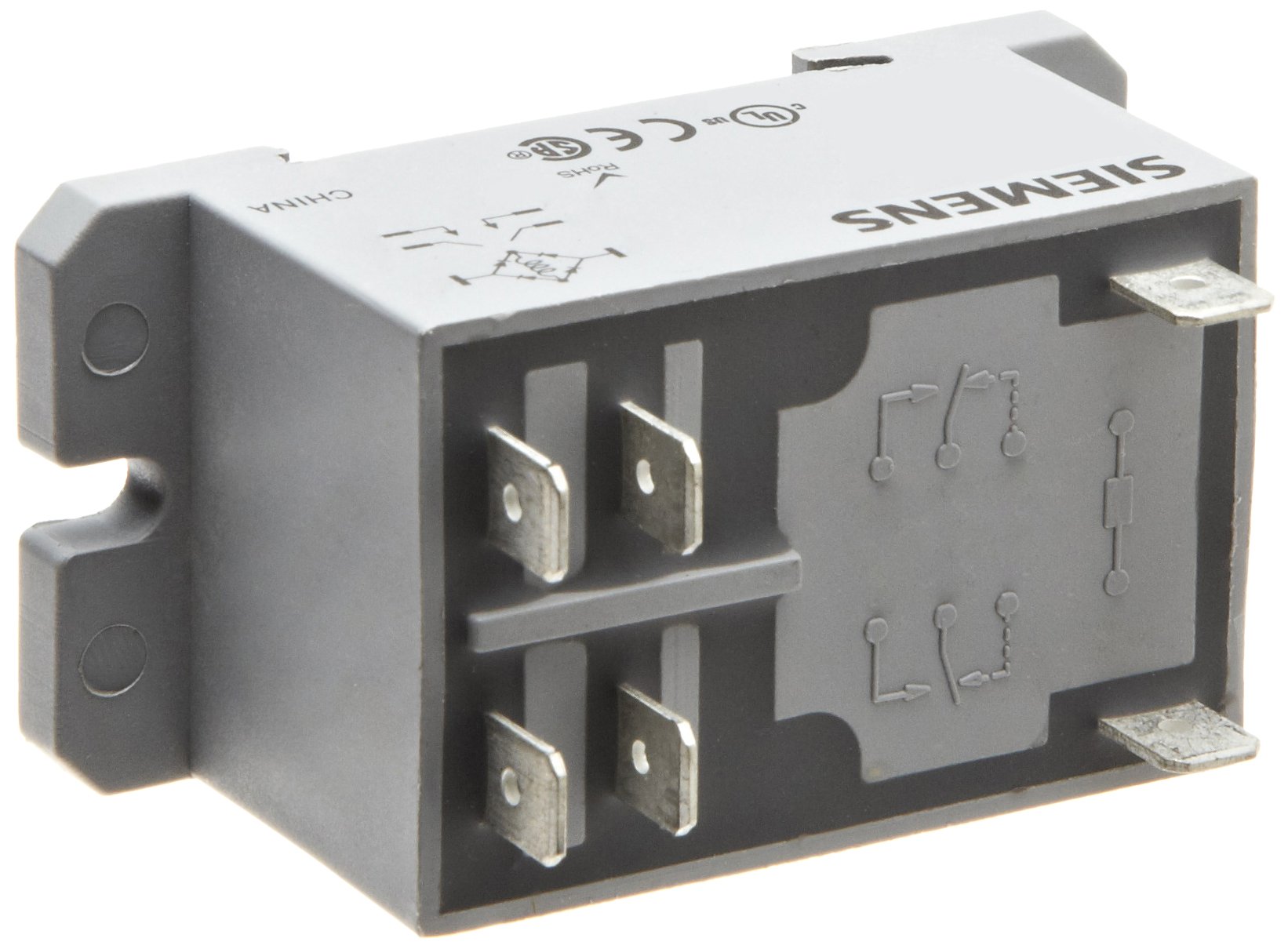 Basic Plug in Enclosed Power Relay, DPST-NO Contacts, 30A Contact Rating, 120VAC Coil Voltage