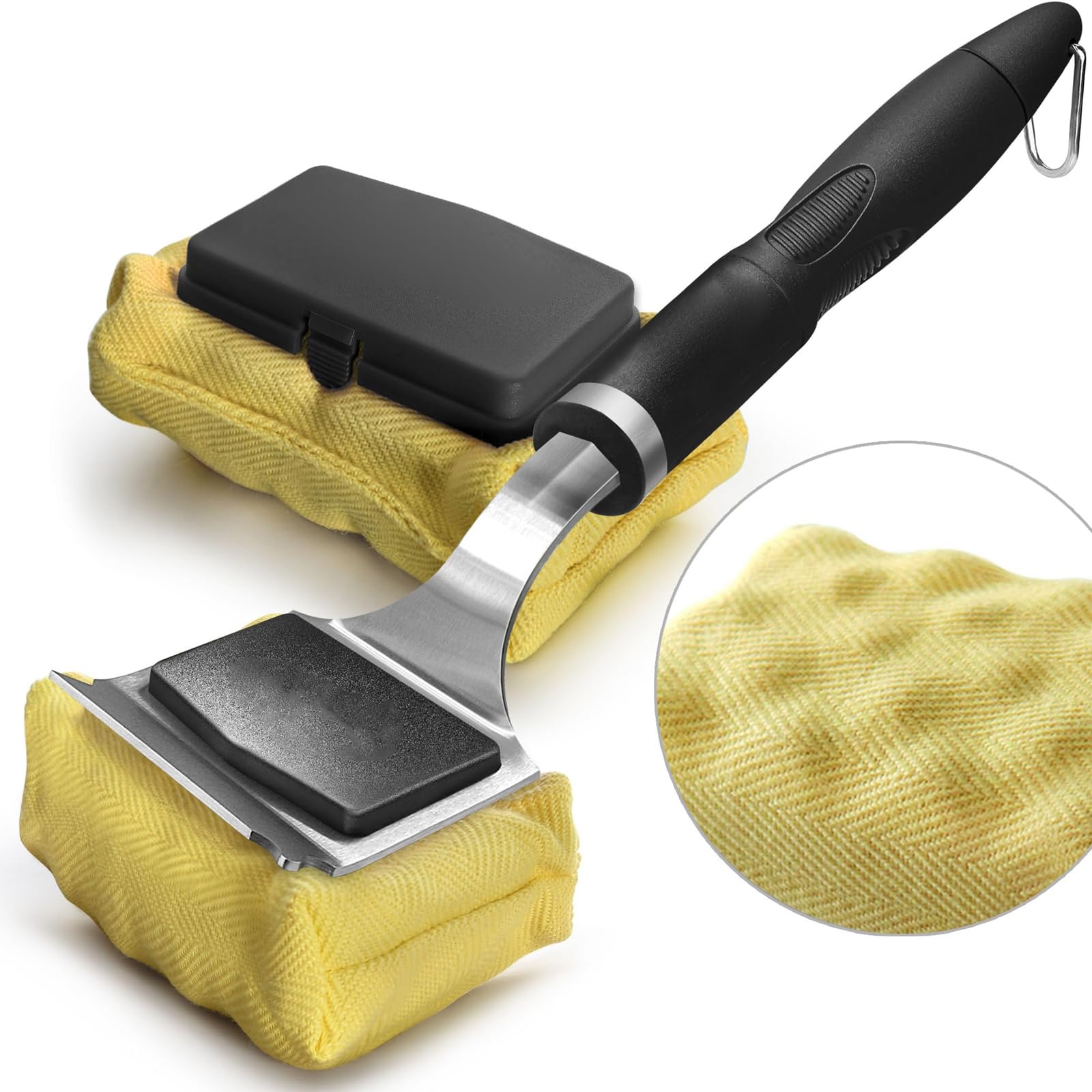 Brosse barbecue sans poils idéale pour nettoyer vos grilles après un dîner