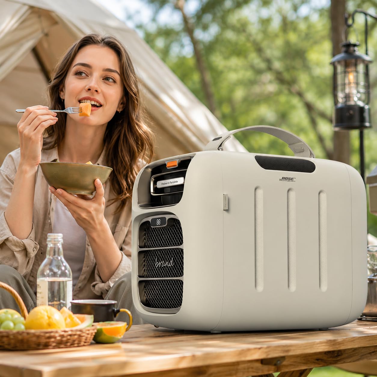 forplubossmmp Portable Camping Air Conditioner,Camping Ac Unit For Tent,Temperature Adjustment Range: 16-32°C; Applicable Area: 8–13 Square Meters; Three Adjustable Speed Settings Cold