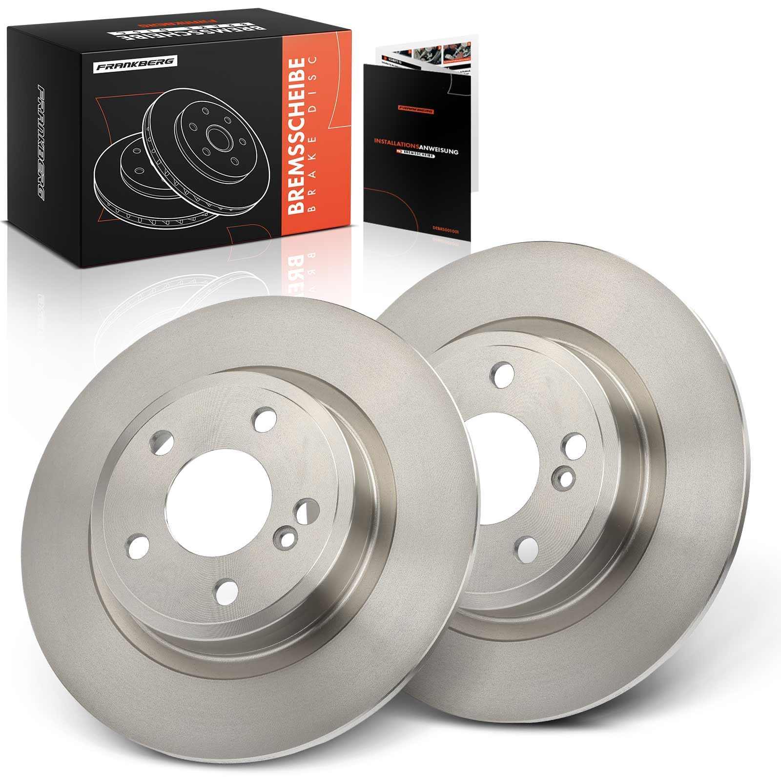 Frankberg 2 dischi freno posteriori pieni Ø295mm 2464230112 A2464230112