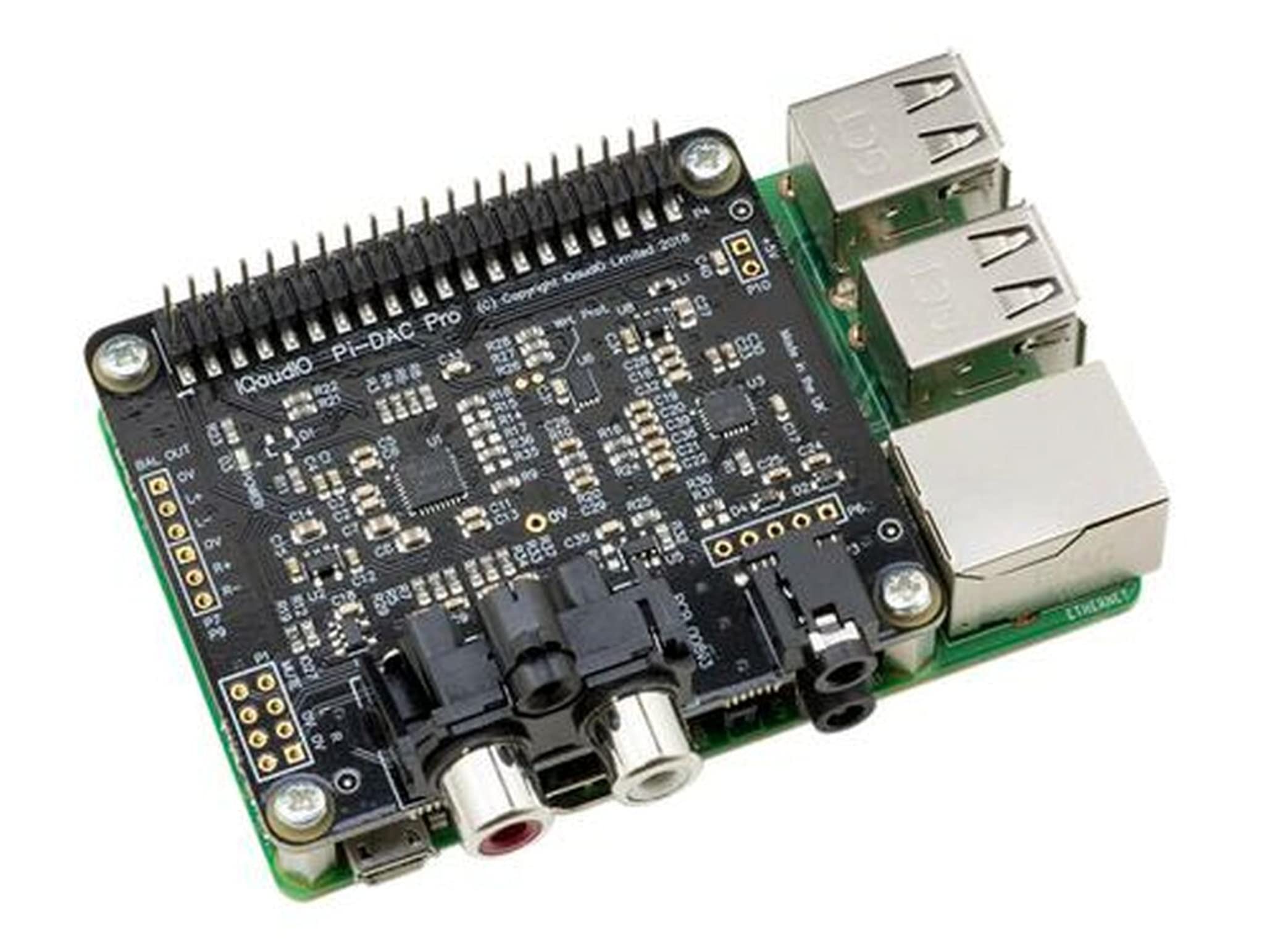 Amazon.co.jp: SupTronics® Raspberry Pi HAT プロ級 ハイレゾ